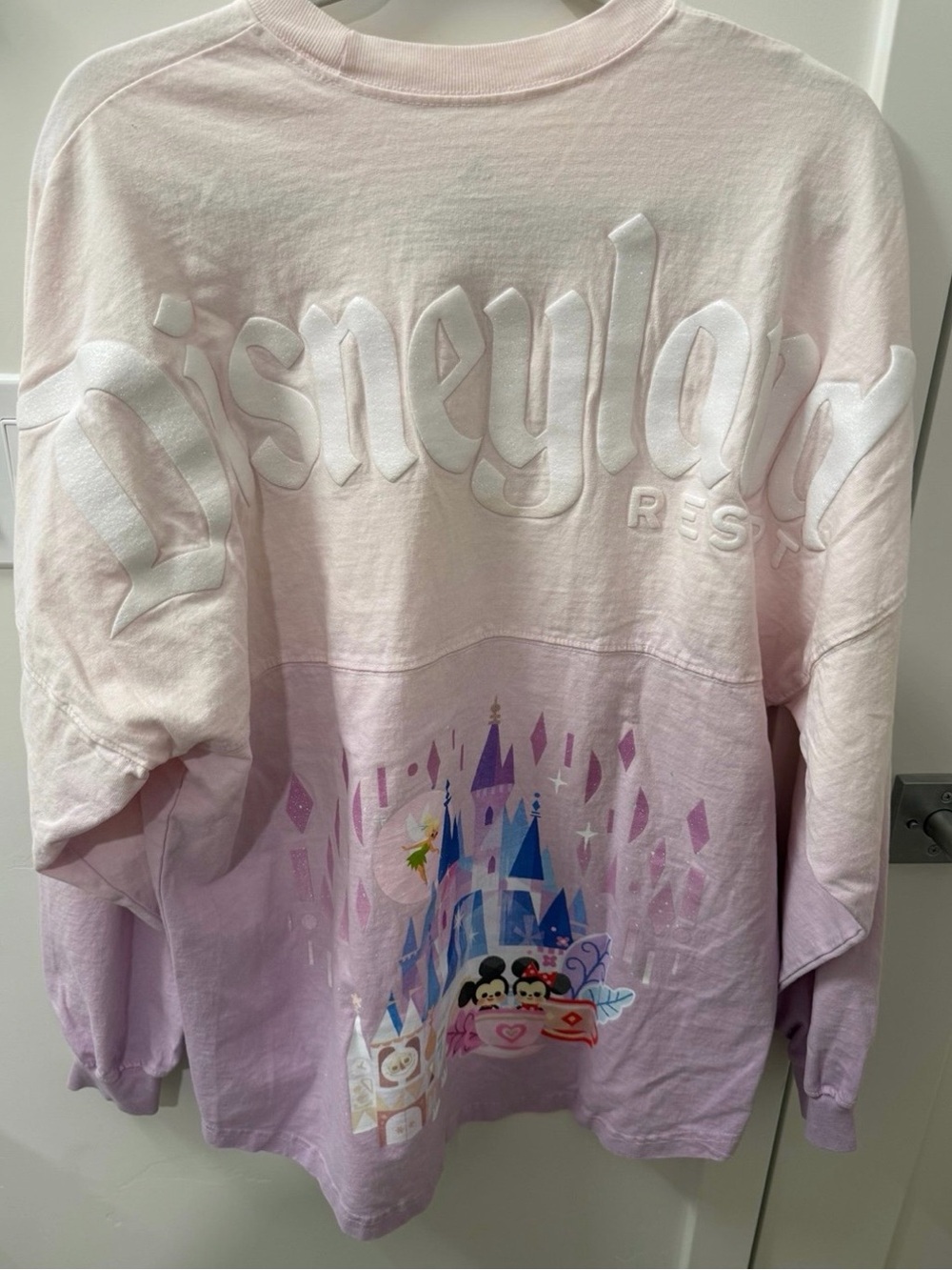 Disneyland Joey Chou Light Pink Lavender Castle Spirit Jersey